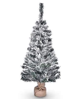 Yescom 3 Ft Artificial Mini Christmas Tree Home Holiday Decoration Flocked Snow • $29.90