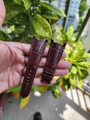 25/17/18mm Genuine Croc/Gator Leather Skin Watch Strap Band For Movado Elliptica • $59.99