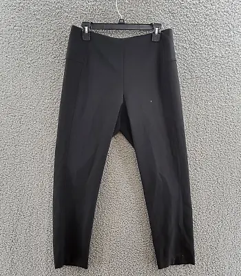 VINCE CAMUTO Side Panel Straight Leg Pants Women's 8 Black Back Zip Closure • $30.92