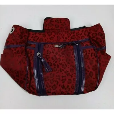 NWOT Miche Tina Demi Red & Purple Leopard Print Bag Shell • $19.99