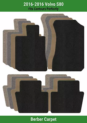 Lloyd Berber Front & Rear Row Carpet Mats For 2016 Volvo S80  • $162.99