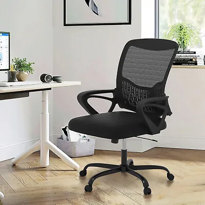 Ergonomic Mesh Office Chair Swivel Height Adjustable Study Home Office Chairs • $86.99