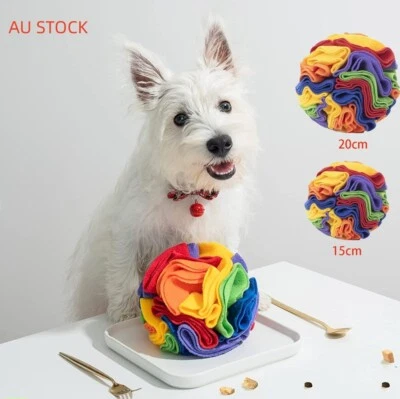 $16.59 • Buy Dog Snuffle Ball Mat Sniffing Training Blanket Puzzle Toy For Dogs Cats Pet Toy