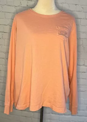 Vineyard Vines Women’s XL Peach Long Sleeve Shirt • $14