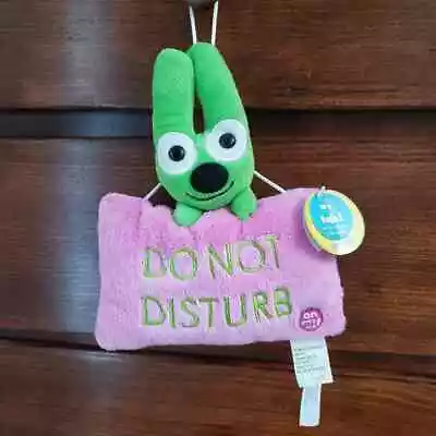 Vintage Hoops & YoYo Plush Door Hanger Do Not Disturb Sign NWT Pink Green Y2K • $14