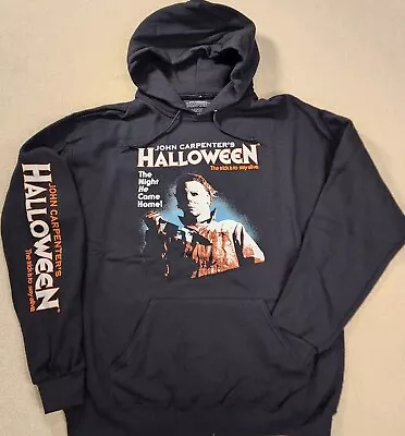 Micheal Myers Halloween Horror Movie Mens Hoodie Sweatshirt Large • $48.88