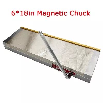 New Powerful Fine Pole Permanent Magnetic Chuck For Grinding Machine 6*18 Inch • $155.61