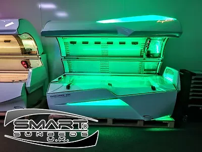 £8200 • Buy Ergoline Excellence 800 Sunbed Tanning Bed Sunbeds Liedown Sun Bed Led Green