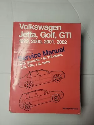 Volkswagen Jetta Golf GTI Service Manual 1999-2002 Bentley Publisher Paperback • $120