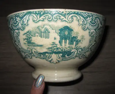 Vtg Petrus Regout & Co Abbey Pattern Small Footed Bowl Maastricht • $34.99