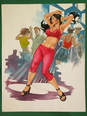 Beautiful Babe Dancing Breasts Fuego De Juventud #16 Original Mexican Cover Art • $199.99