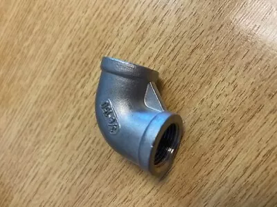 £0.99 • Buy Stainless Steel 90 Deg Elbow BSP Female 3/8 