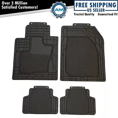 Armor All Custom Accessories Smart Fit Gray Rubber Floor Mat Set Of 4 New • $49.99