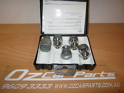 Holden Commodore Vl Vn Vp Vr Vs Vt Vx Vy Vz Wheel Lock Nuts With Key Gm New • $109