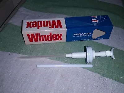 Vintage Windex Sprayer With Extender In Original Box Unused - 1968 Nos • $13.99