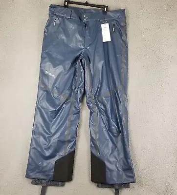 Columbia Titanium Outdry Ex Mogul Ski Pants Men XL Blue 42X32 Sample NWT • $227.49