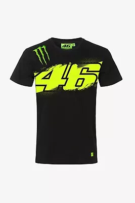 VR46 Official Valentino Rossi Monza Monster T-Shirt Black - MOMTS 435804 • £34.99