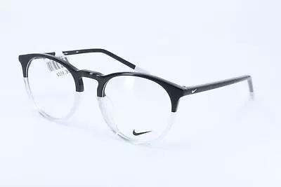 Nike NIKE7251 Black-Crystal Round Men Full Rim 49-20-145 Eyeglasses Frames • $39.95