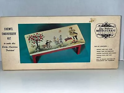 Elsa Williams Vintage Crewel Embroidery Kit-Paul Revere Footstool Kit 235 • $59