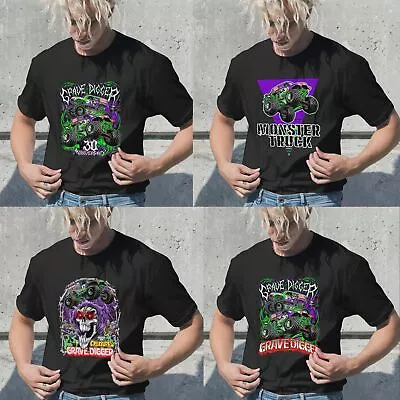 Monster Jam Grave Digger Men's T-shirt Perfect For Monster Jam Show Gift Ideas • $18