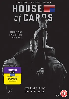 House Of Cards: The Complete Second Season DVD (2014) Kevin Spacey Cert 18 4 • £2.34