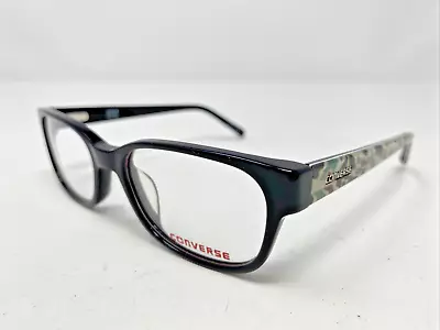 Converse K300 BLACK 50-17-135 Plastic Full Rim Eyeglasses Frame O704 • $39.60