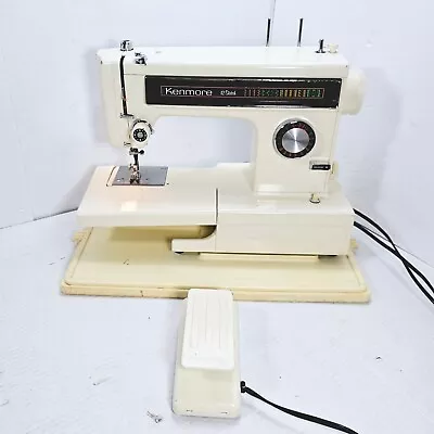 Kenmore 158 Vintage Sewing Machine Model 158.1355080 W/ Pedal Heavy Duty Sears • $104.95