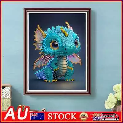 $12.19 • Buy 5D DIY Partial Special Shaped Drill Diamond Painting Dragon Kit Home Decoration