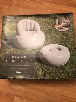 Inflatable Lounge Chair And Stool • £10