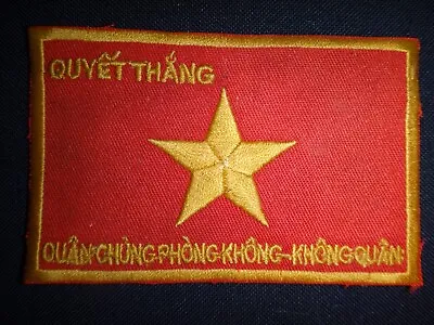 Vietnam War Patch North Vietnam AIR DEFENSE Force  QUYET THANG  (Resolve To Win) • $9.95