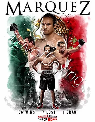 Juan Manuel Marquez Boxing Poster 4LUVofBOXING JMM 11x17 New • $17.99