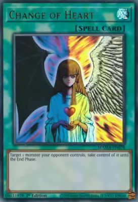 $6.50 • Buy Change Of Heart - MAMA-EN078 - Ultra Rare - 1st Edition - Yugioh