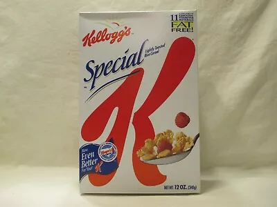 Vintage 12 Oz. Box Of Kellogg's Special K Cereal (Expired Oct. 1 1999) • $51.27