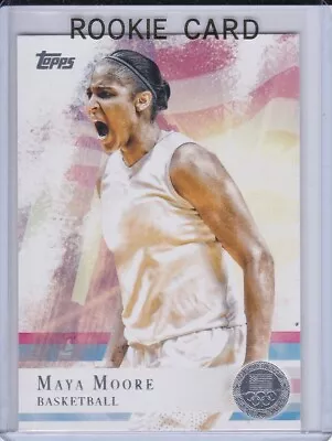 MAYA MOORE ROOKIE CARD 2012 Topps Basketball Team USA Olympics SILVER VERSION  • $24.88