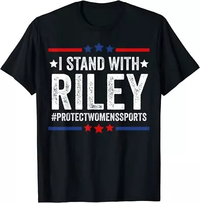 I Stand With Riley Gaines Protect Womens Sports T-Shirt • $16.99