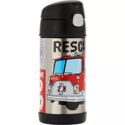 $20.97 • Buy Thermos Funtainer Vacuum Insulated Drink Bottle Fire Truck Stainless Steel 355ml