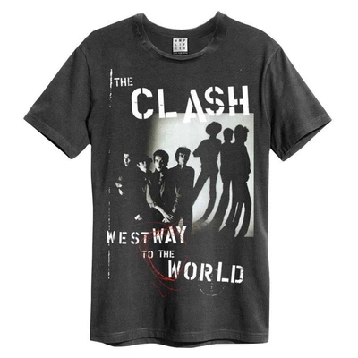 £27.59 • Buy Amplified Unisex Adult Westway To The World The Clash T-Shirt GD823