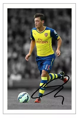 MESUT OZIL Signed Autograph PHOTO Fan Gift Signature Print ARSENAL Soccer • $4.79