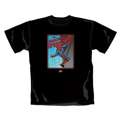 Amazing Spiderman T-Shirt Marvel Comics Official Black Unisex Size Small • £9.99