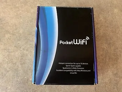 Zte Pocket Wifi Mf97h5s Sprint 4g Lte Mobile Broadband Touchscreen Hotspot Aa3-2 • $19.95