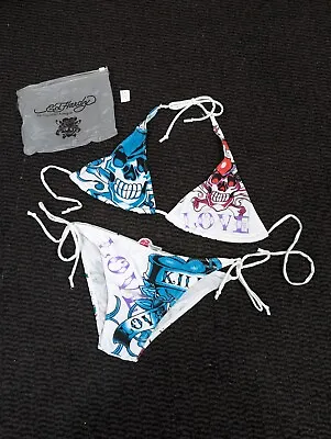 Y2K Swimwear Ed Hardy Christian Audigier Brand New With Tags Bikini Set • $124.43