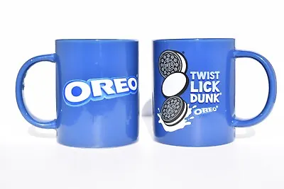 £16.39 • Buy OREO Cookie Coffee Cup Mug Twist Lick Dunk Blue Set Of 2