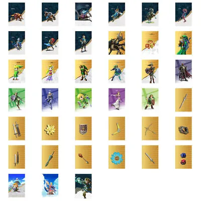 39x The Legend Of Zelda NFC Mini Amiibo Card Tears Of The Kingdom Amiibo Cards • $20.23