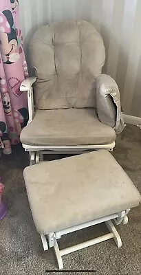 £0.99 • Buy KUB Glider Nursing Chair With Footstool & Side Pockets