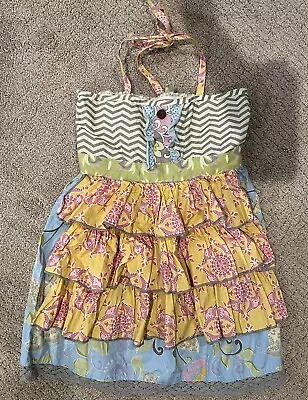 Mustard Pie Girls Sleeveless Ruffle Tunic Top - Size 10 - EUC • $12.99