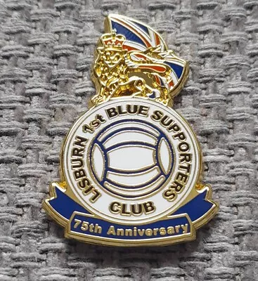 LISBURN 1st BLUES SUPPORTERS CLUB - LINFIELD FC - 75th ANNIVERSARY - N IRELAND  • £5.50