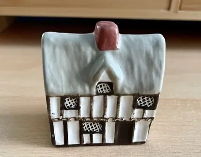 Vintage Mudlen End Studio Pottery Miniature  No4 Thatched Timber House Collect • £10.99