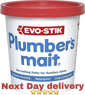 £5.30 • Buy EVO-STIK Plumber's Mait Waterproof, 750g Non-Setting Putty For Sanitary Joints