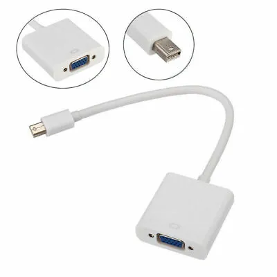 Thunderbolt Mini Display Port DP To VGA Cable Adapter For APPLE Macbook IMac • £3.49