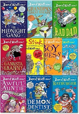 David Walliams The Terrific Ten Mega Massive 10 Books Collection Set • £36.79